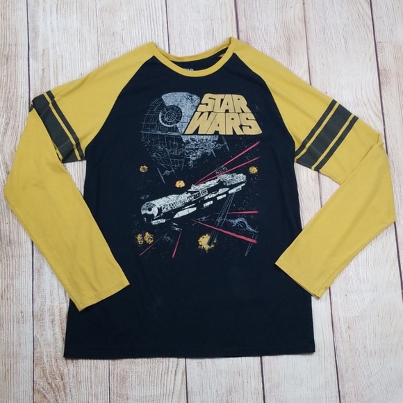 Fifth Sun Other - 📍Star Wars Millenium Falcon Death Star T Shirt